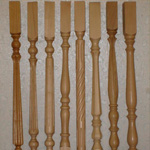 Комплектующие деревянных лестниц: балясины