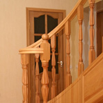 Деревянные лестницы, материал: бук, ясень, дуб